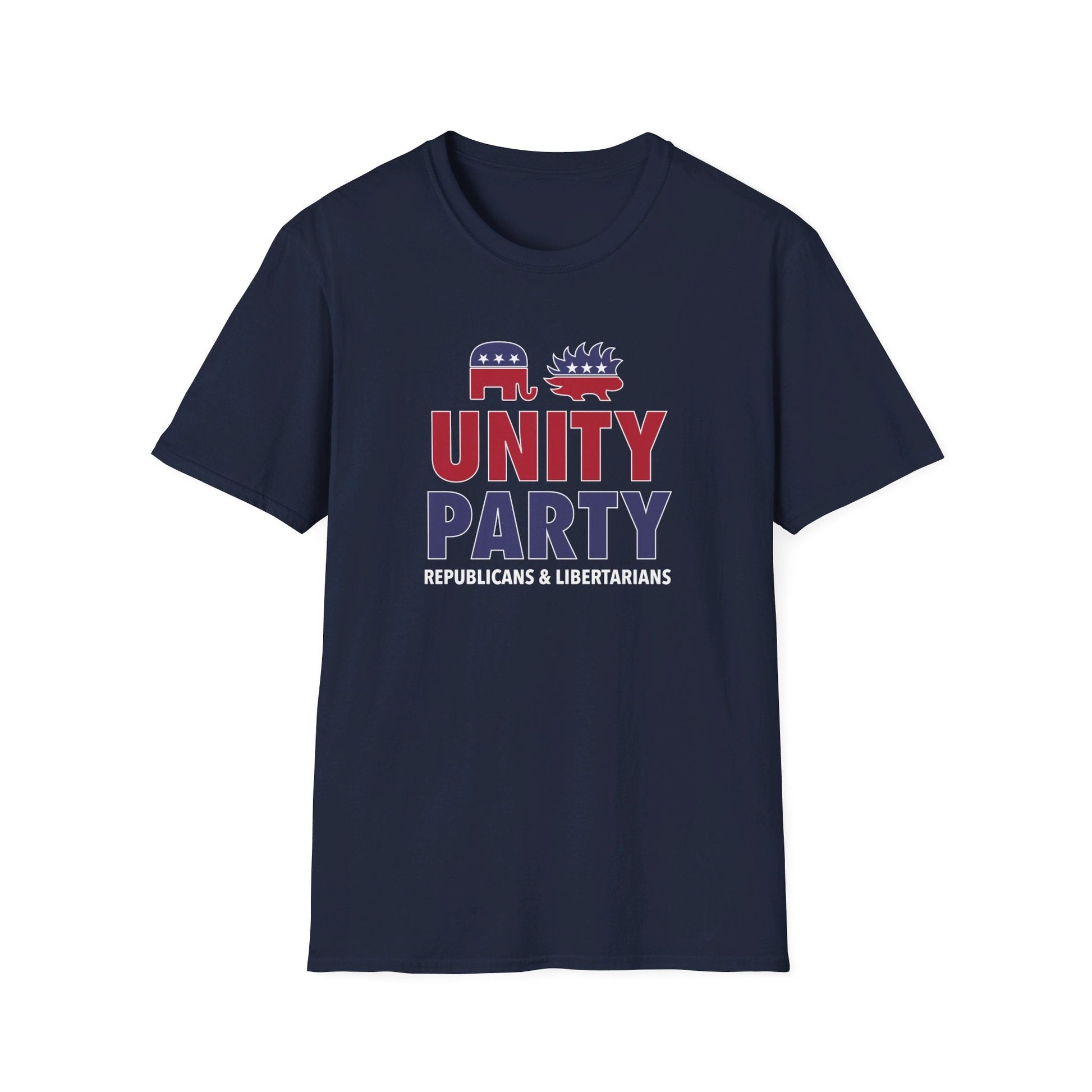 Unity Party: Republicans & Libertarians T-Shirt - PatriotDepot.com