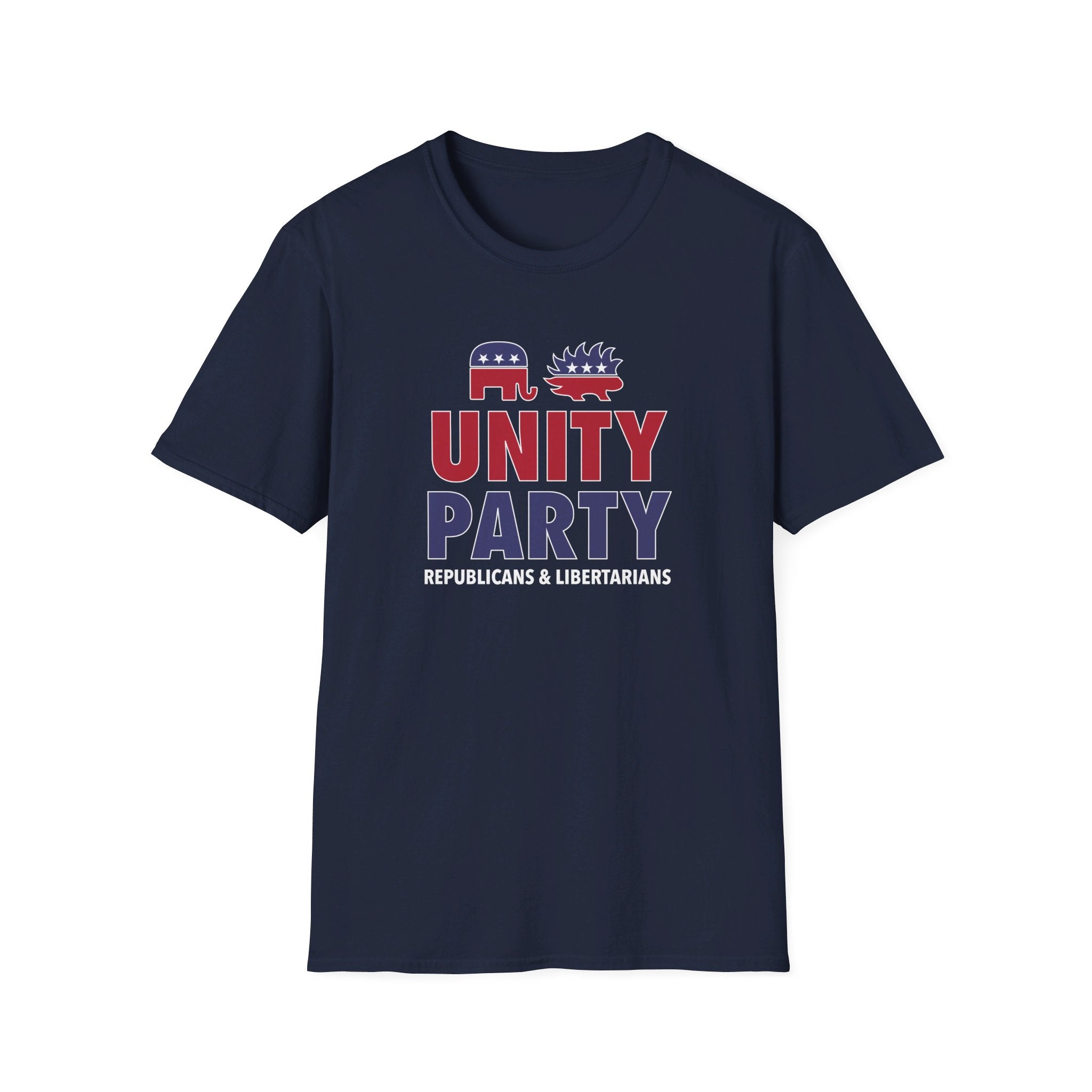 Unity Party: Republicans & Libertarians T-Shirt - PatriotDepot.com