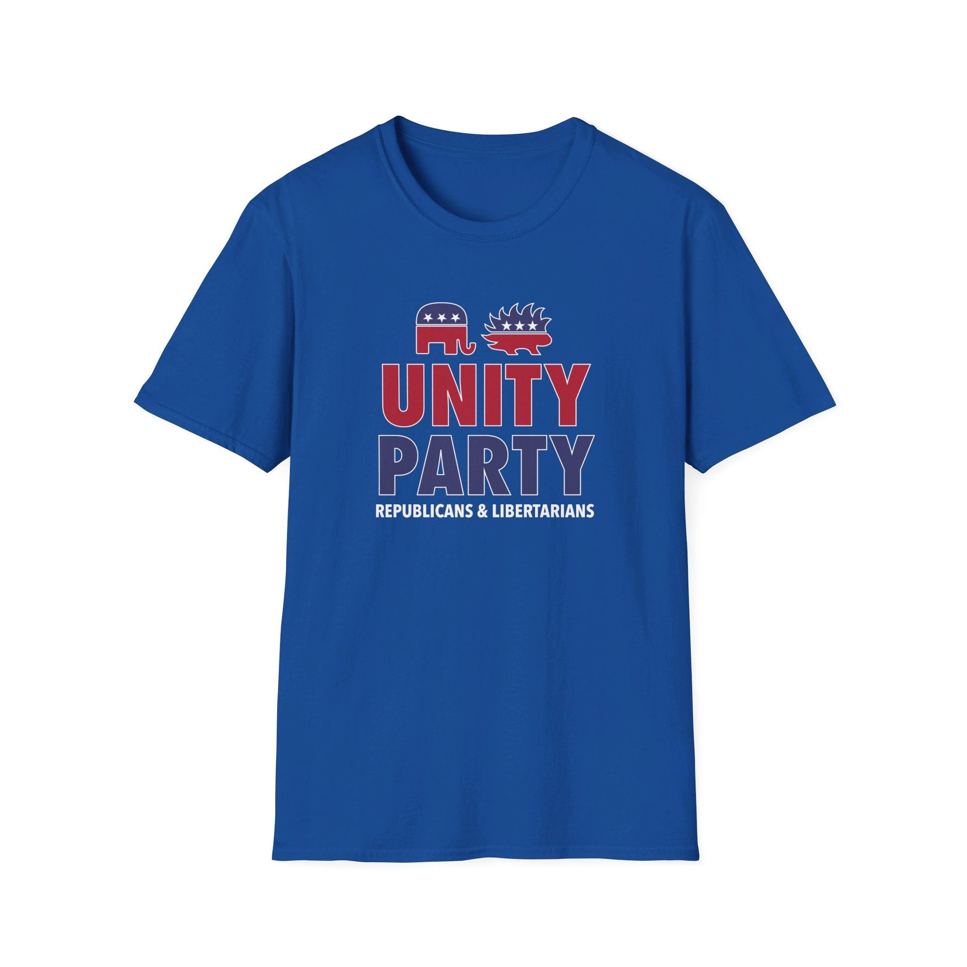 Unity Party: Republicans & Libertarians T-Shirt - PatriotDepot.com