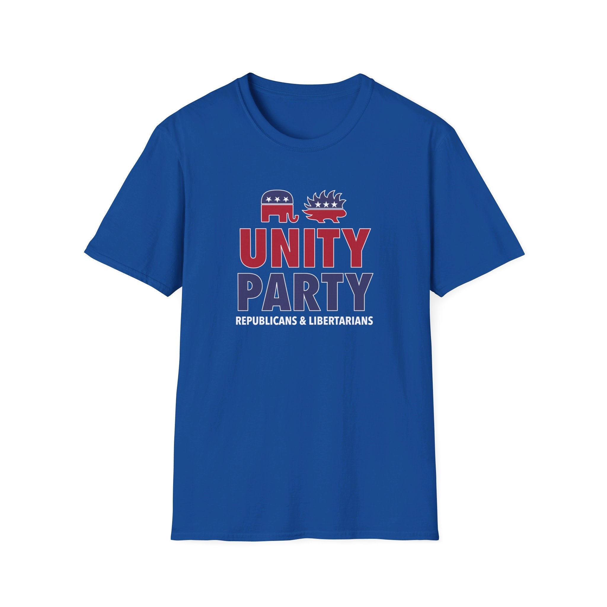 Unity Party: Republicans & Libertarians T-Shirt - PatriotDepot.com
