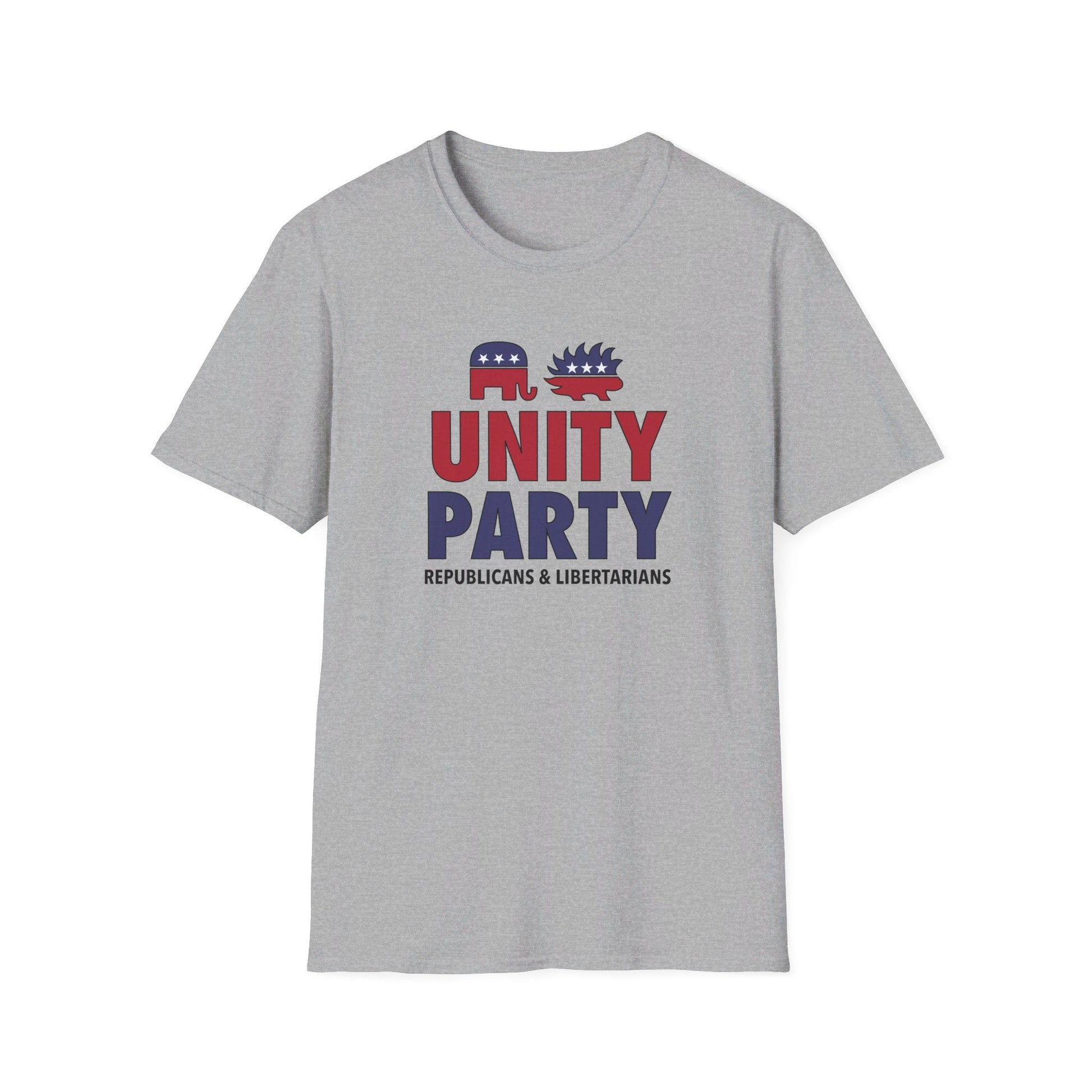 Unity Party: Republicans & Libertarians T-Shirt - PatriotDepot.com