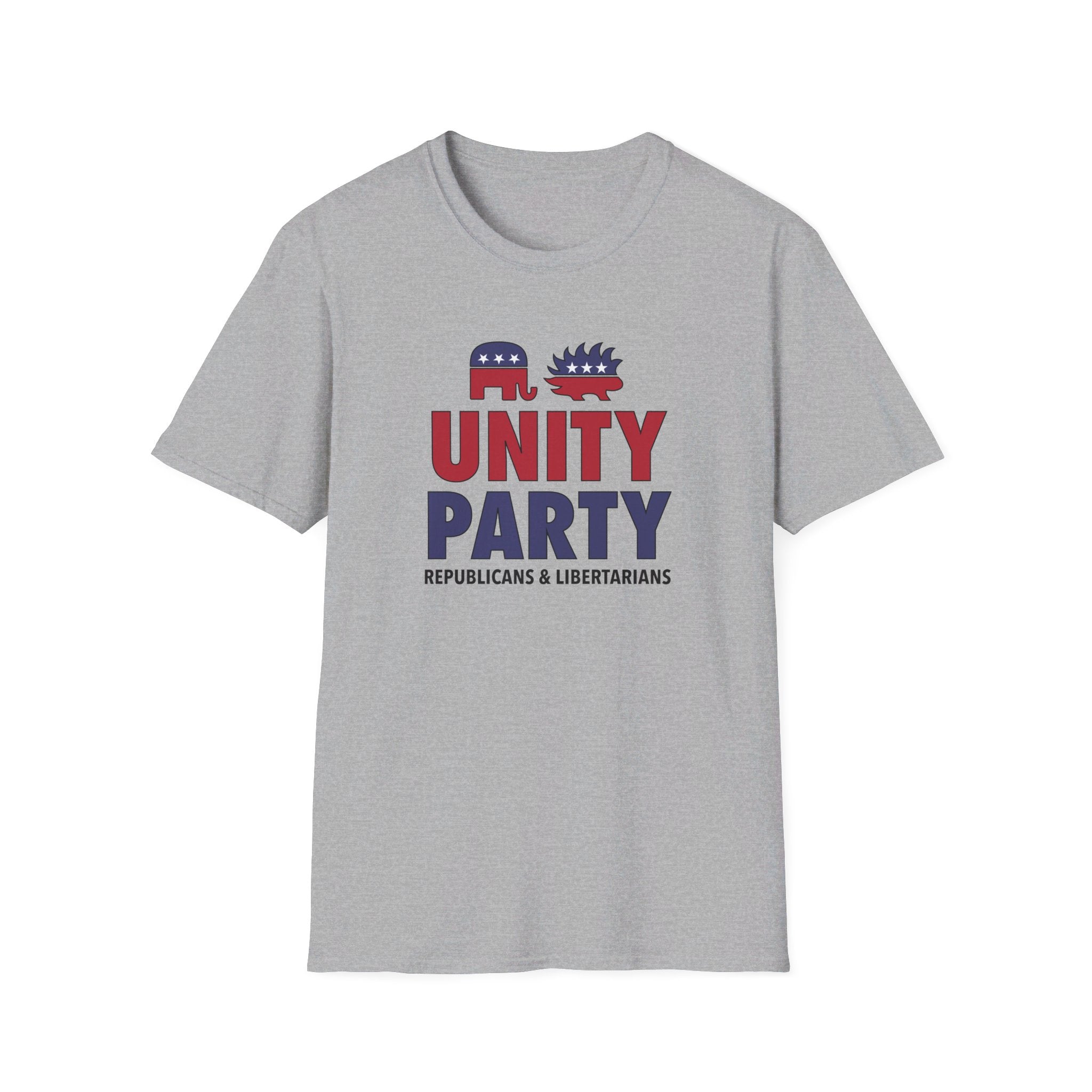 Unity Party: Republicans & Libertarians T-Shirt - PatriotDepot.com