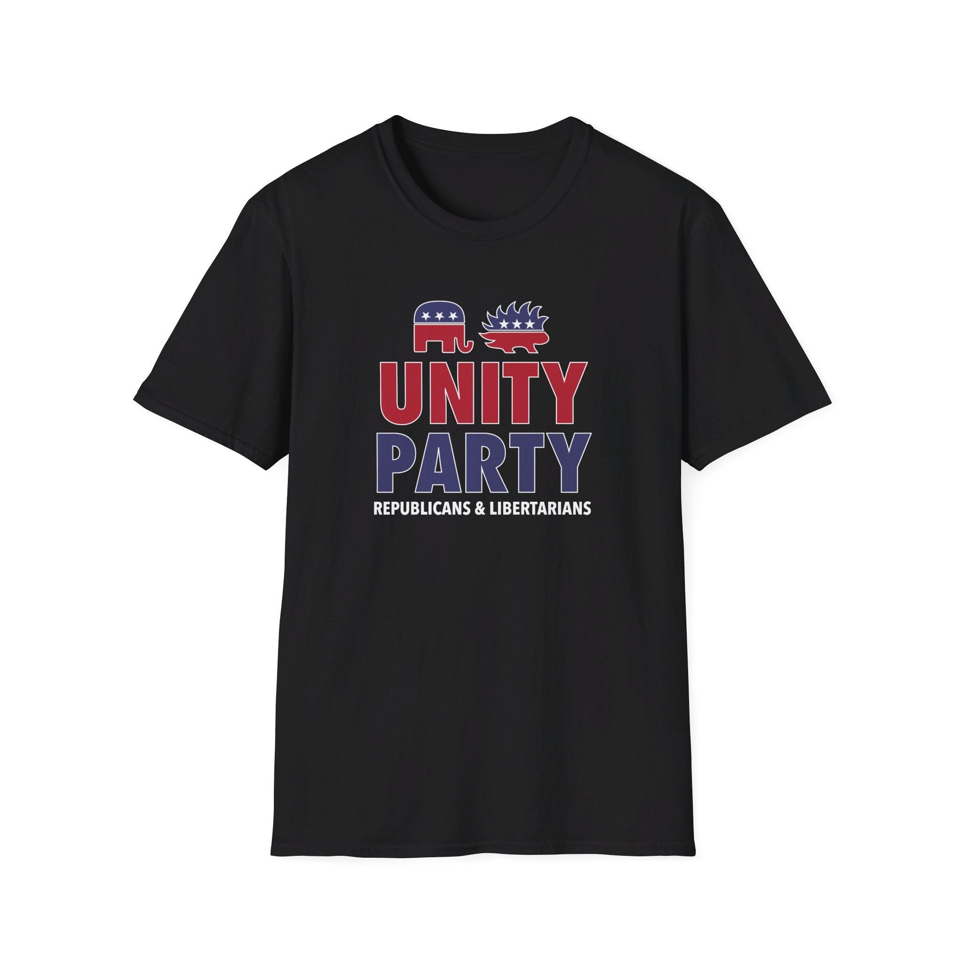Unity Party: Republicans & Libertarians T-Shirt - PatriotDepot.com