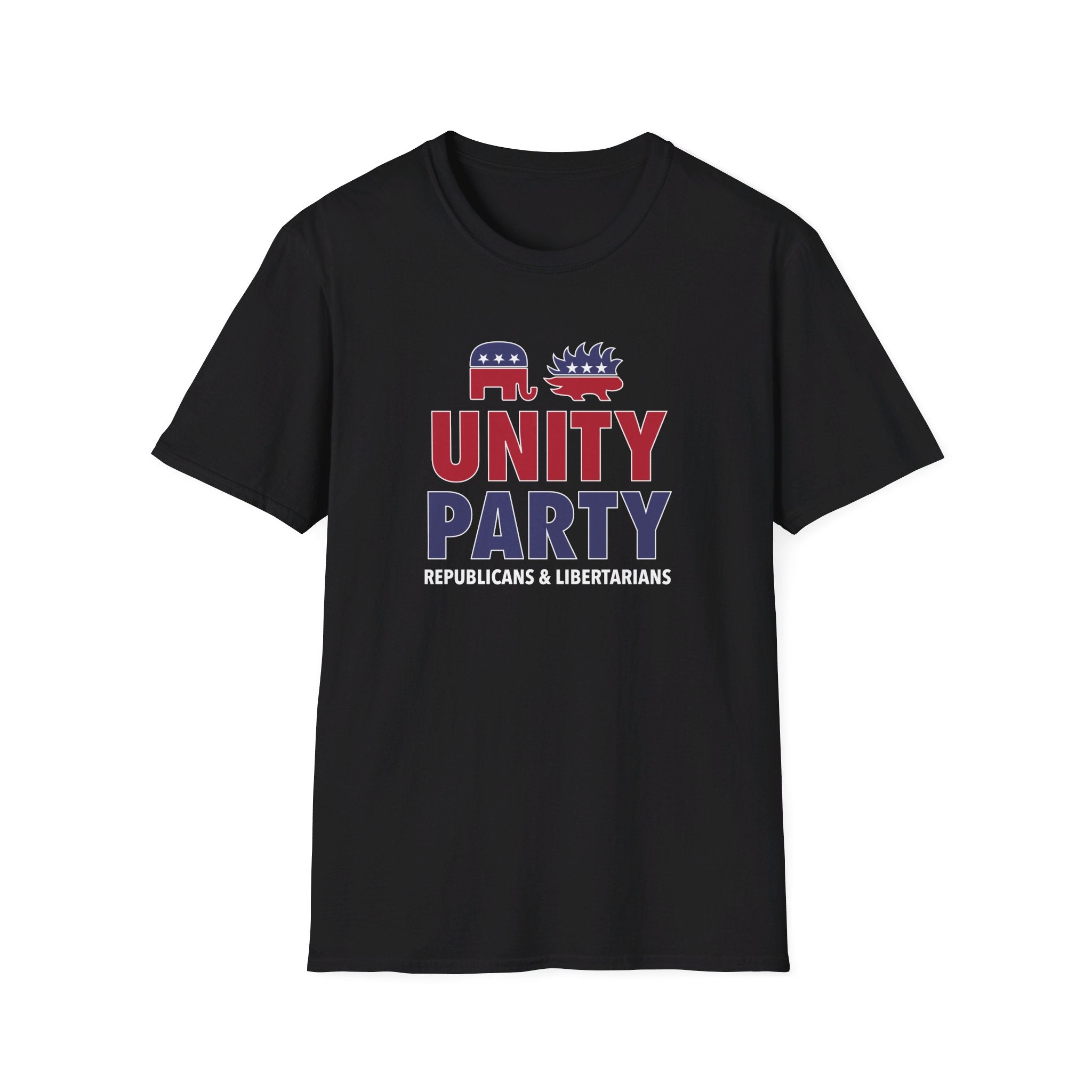 Unity Party: Republicans & Libertarians T-Shirt - PatriotDepot.com