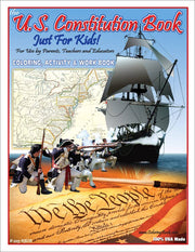 U.S. Constitution Coloring & Activity Book for Kids | 8.5" x 11" - PatriotDepot.com