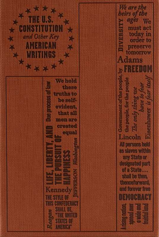 U.S. Constitution & Key American Writings | Gilded Edition | Heat Burnished Cover - PatriotDepot.com