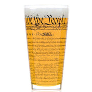 U.S. Constitution Pint Glass | 16 oz American Heritage Glassware | Patriotic Gift - PatriotDepot.com