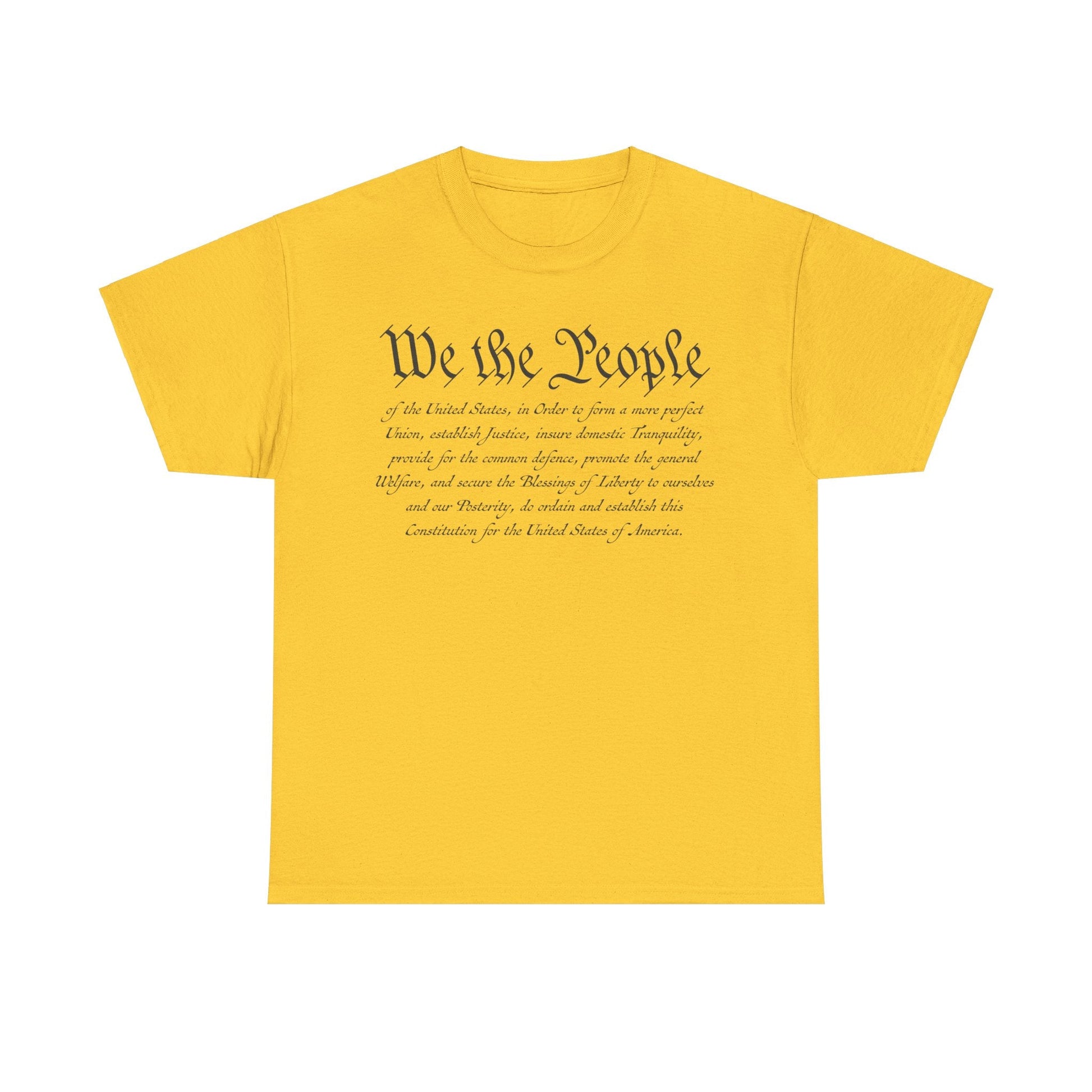 U.S Constitution Preamble: We The People T-Shirt - PatriotDepot.com