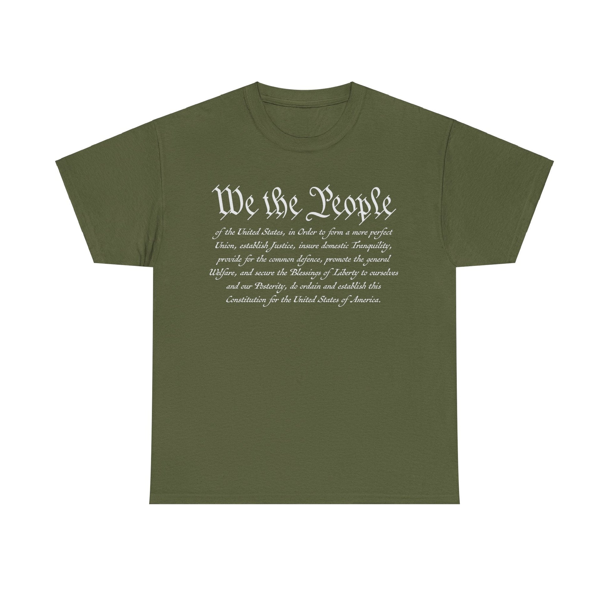 U.S Constitution Preamble: We The People T-Shirt - PatriotDepot.com