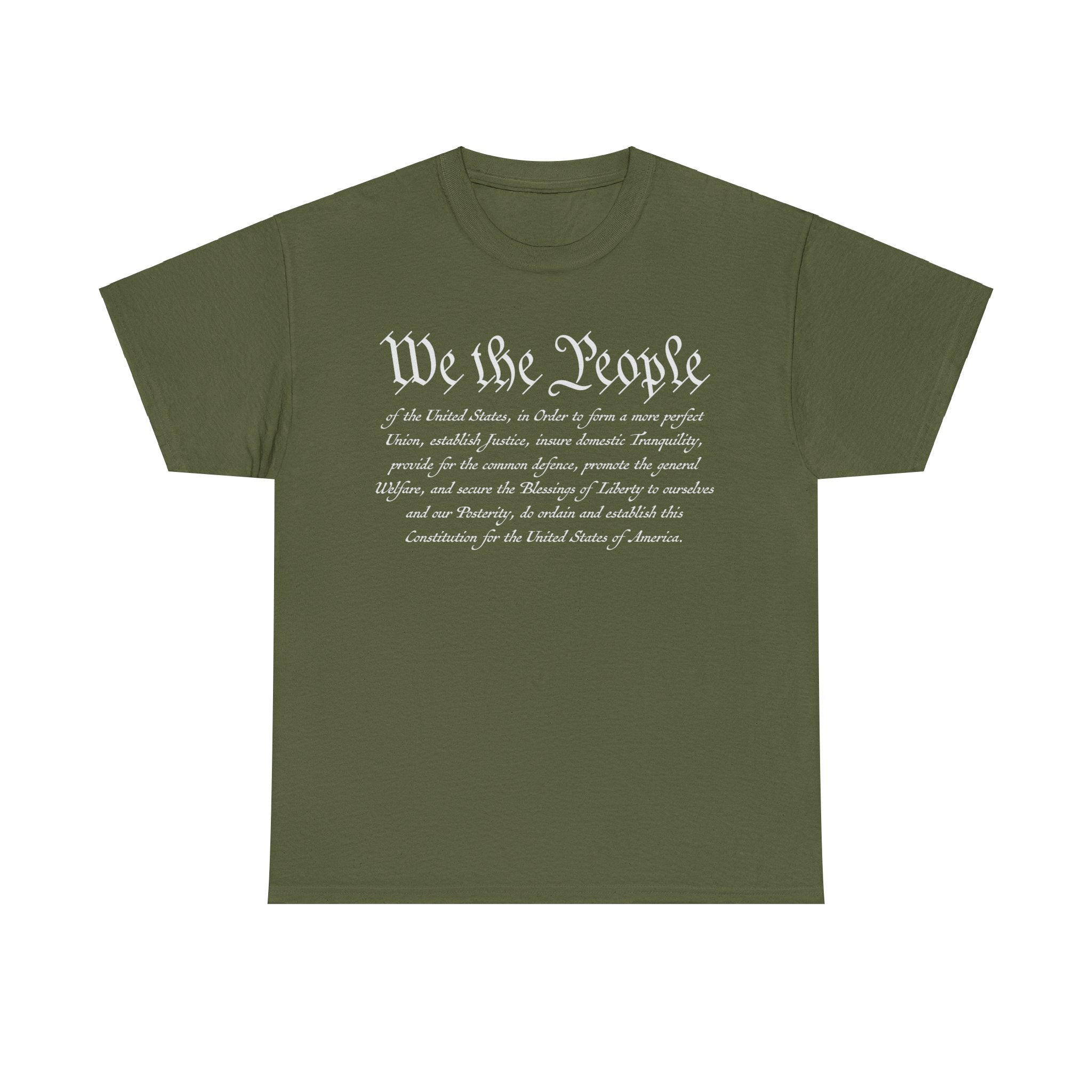 U.S Constitution Preamble: We The People T-Shirt - PatriotDepot.com