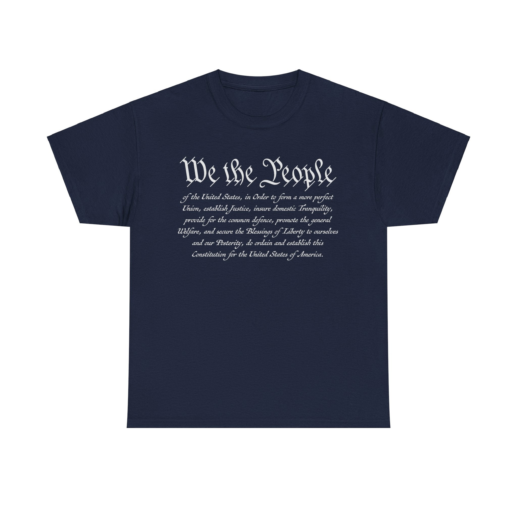 U.S Constitution Preamble: We The People T-Shirt - PatriotDepot.com