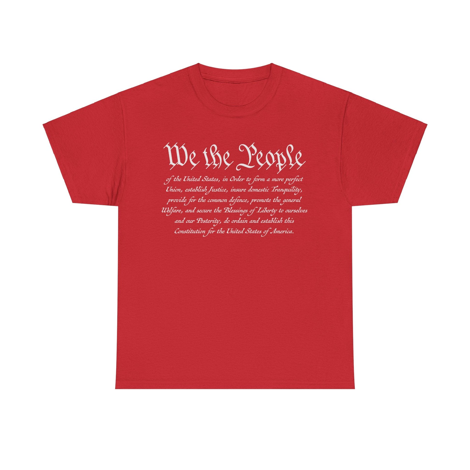 U.S Constitution Preamble: We The People T-Shirt - PatriotDepot.com