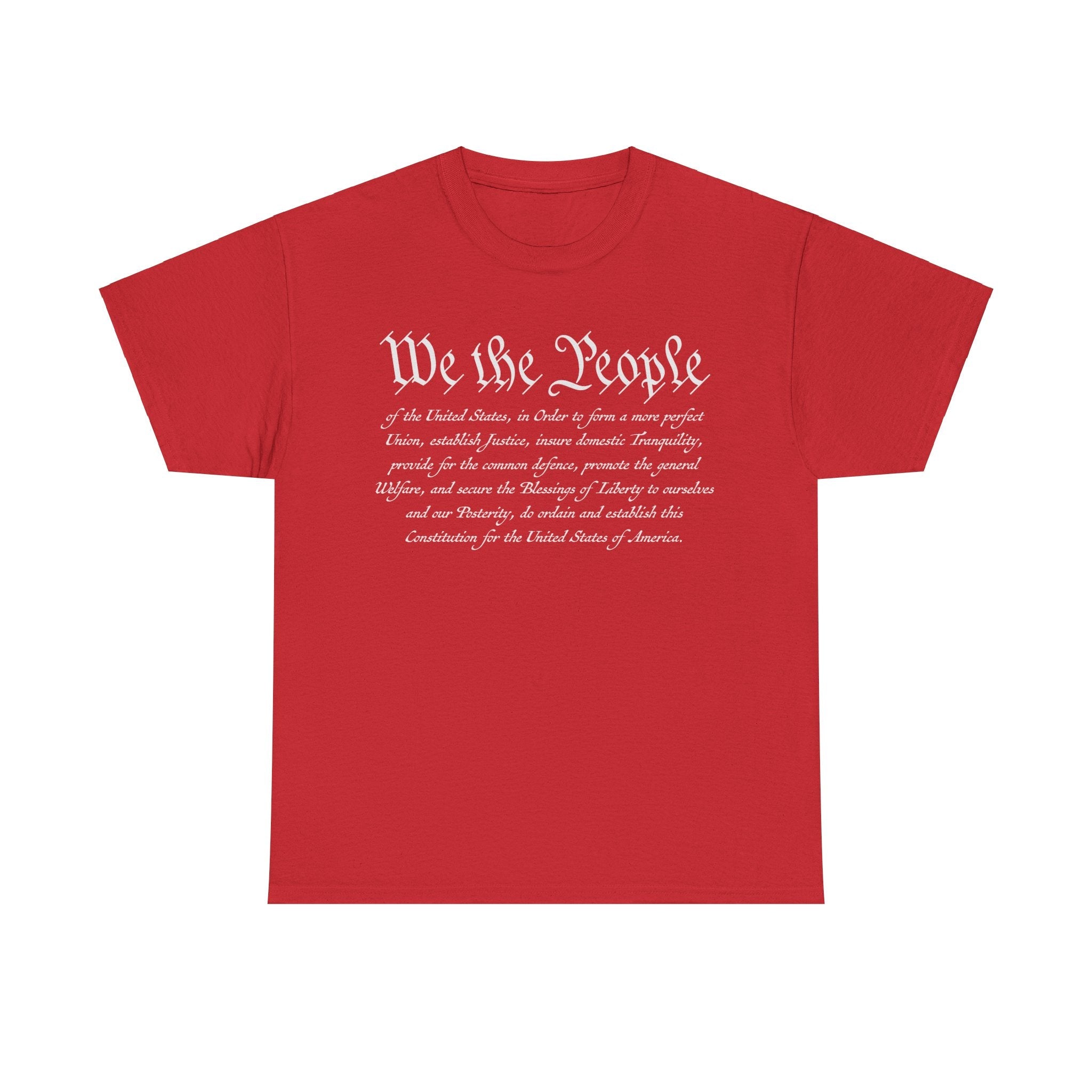 U.S Constitution Preamble: We The People T-Shirt - PatriotDepot.com
