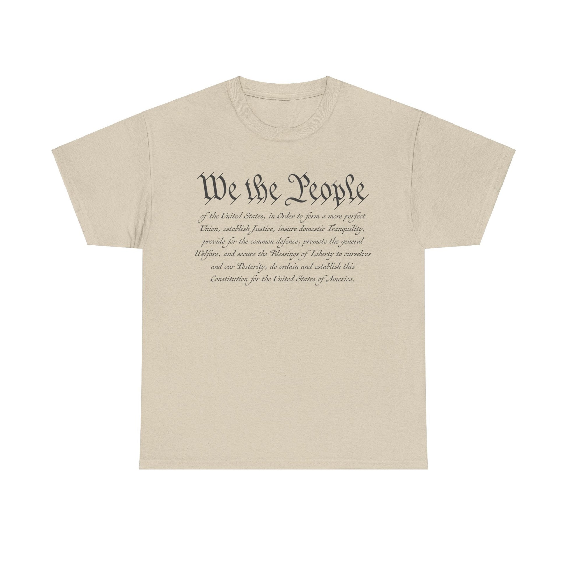 U.S Constitution Preamble: We The People T-Shirt - PatriotDepot.com