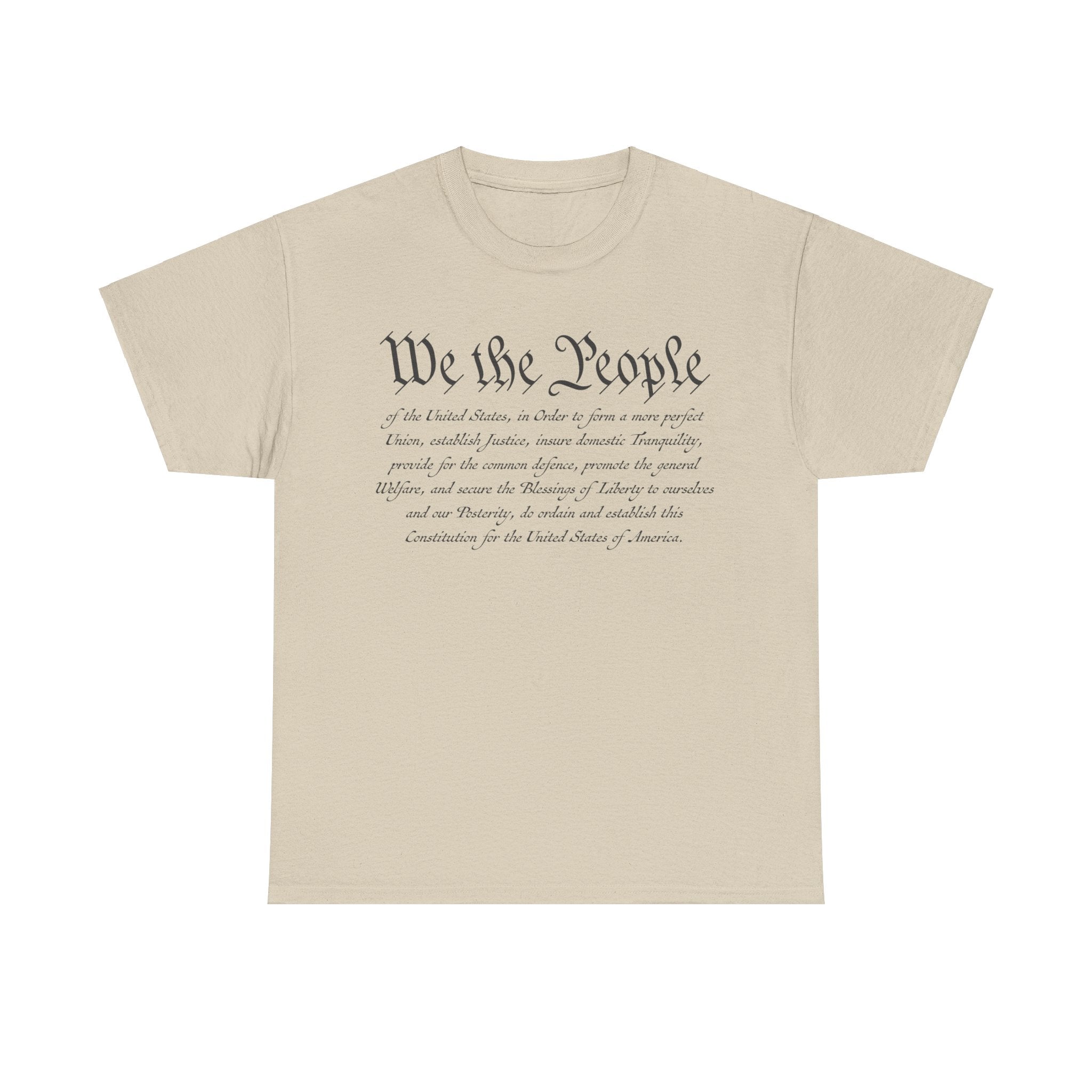 U.S Constitution Preamble: We The People T-Shirt - PatriotDepot.com