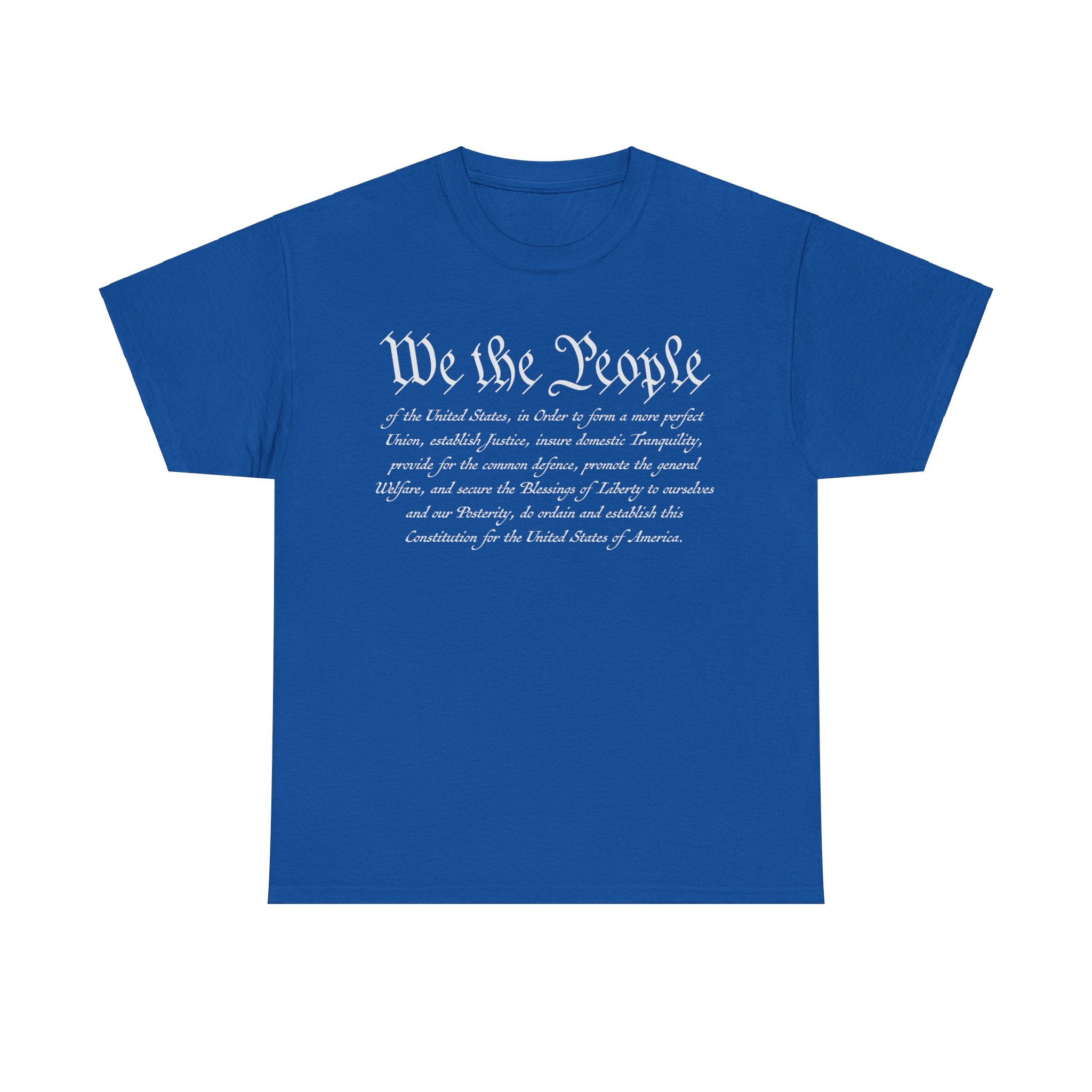 U.S Constitution Preamble: We The People T-Shirt - PatriotDepot.com