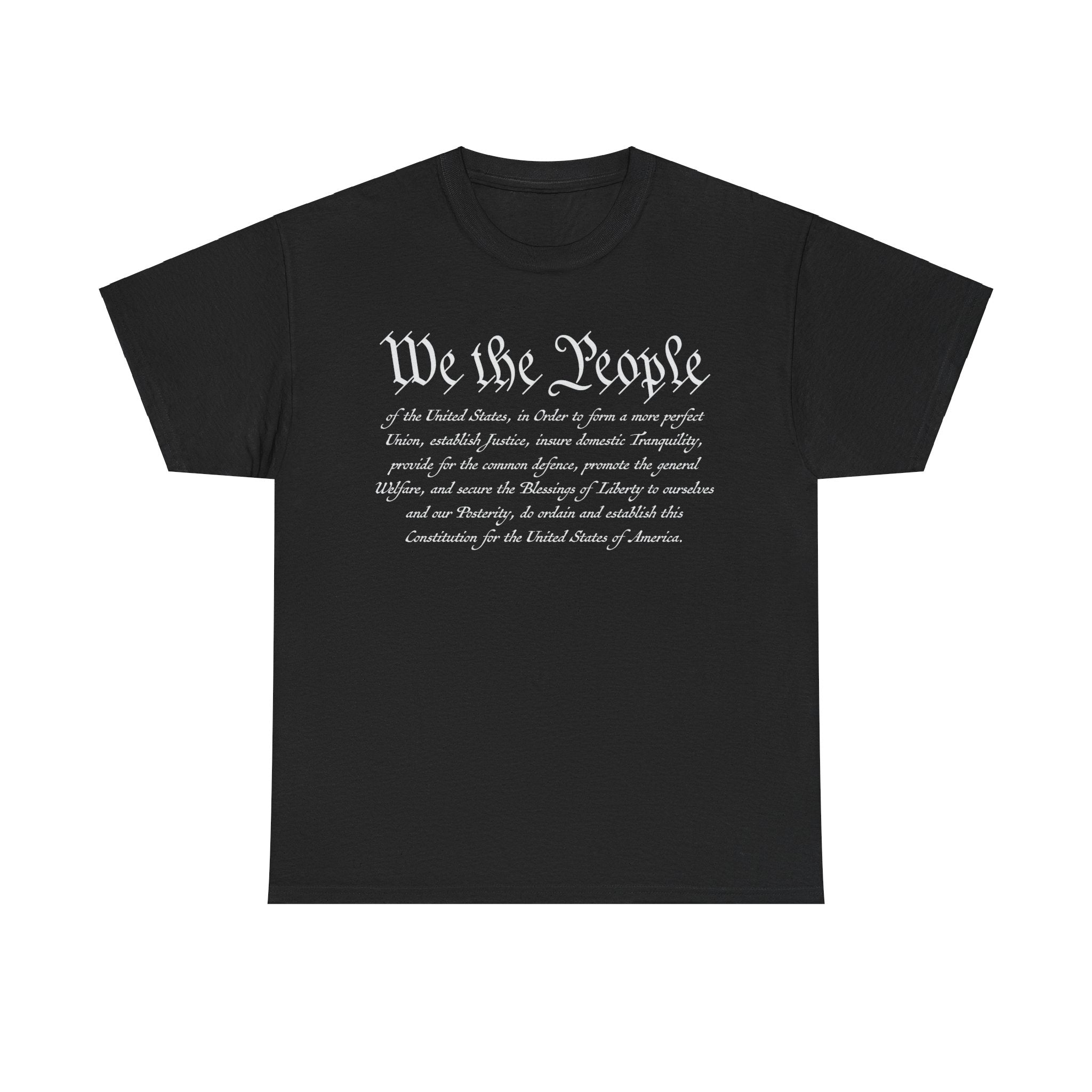 U.S Constitution Preamble: We The People T-Shirt - PatriotDepot.com