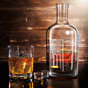 U.S. Constitution "We the People" Decanter & 2 Glass Set - PatriotDepot.com