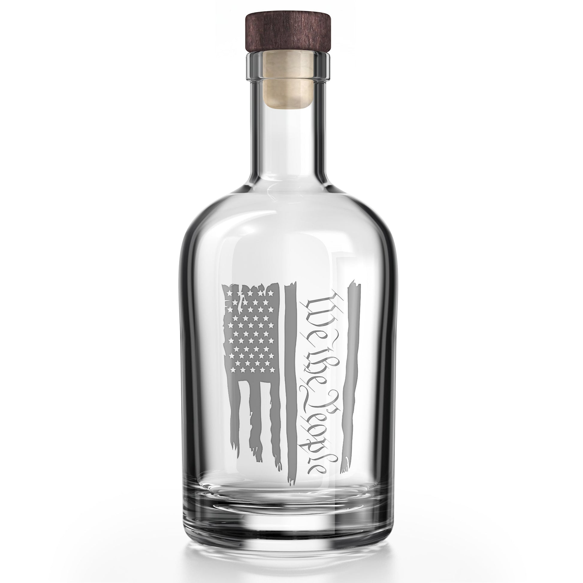 U.S. Constitution "We the People" Decanter & 2 Glass Set - PatriotDepot.com