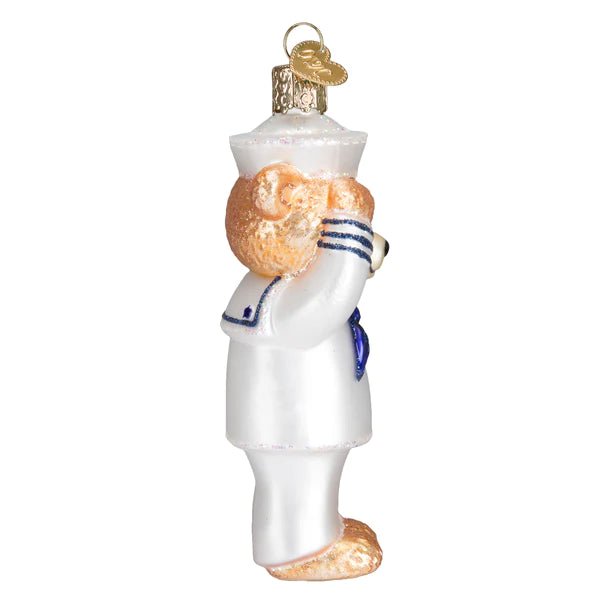 U.S. Navy Uniform Bear Ornament - PatriotDepot.com