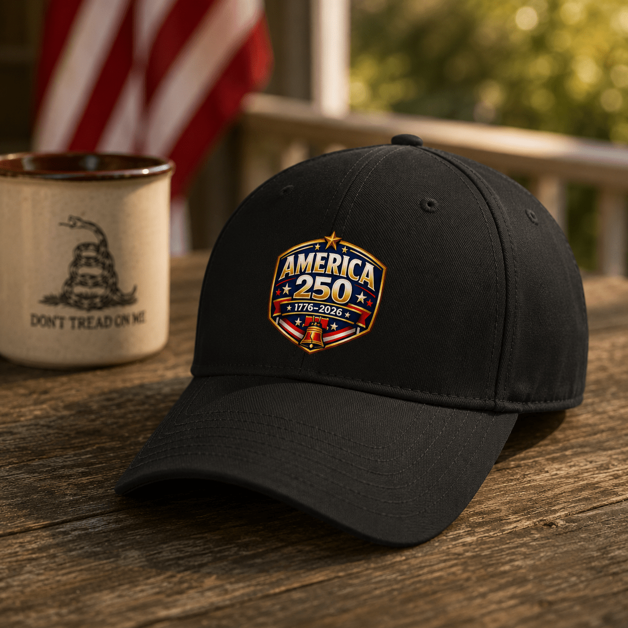 USA 1776 - 2026 Celebration Custom Embroidered Hat - PatriotDepot.com