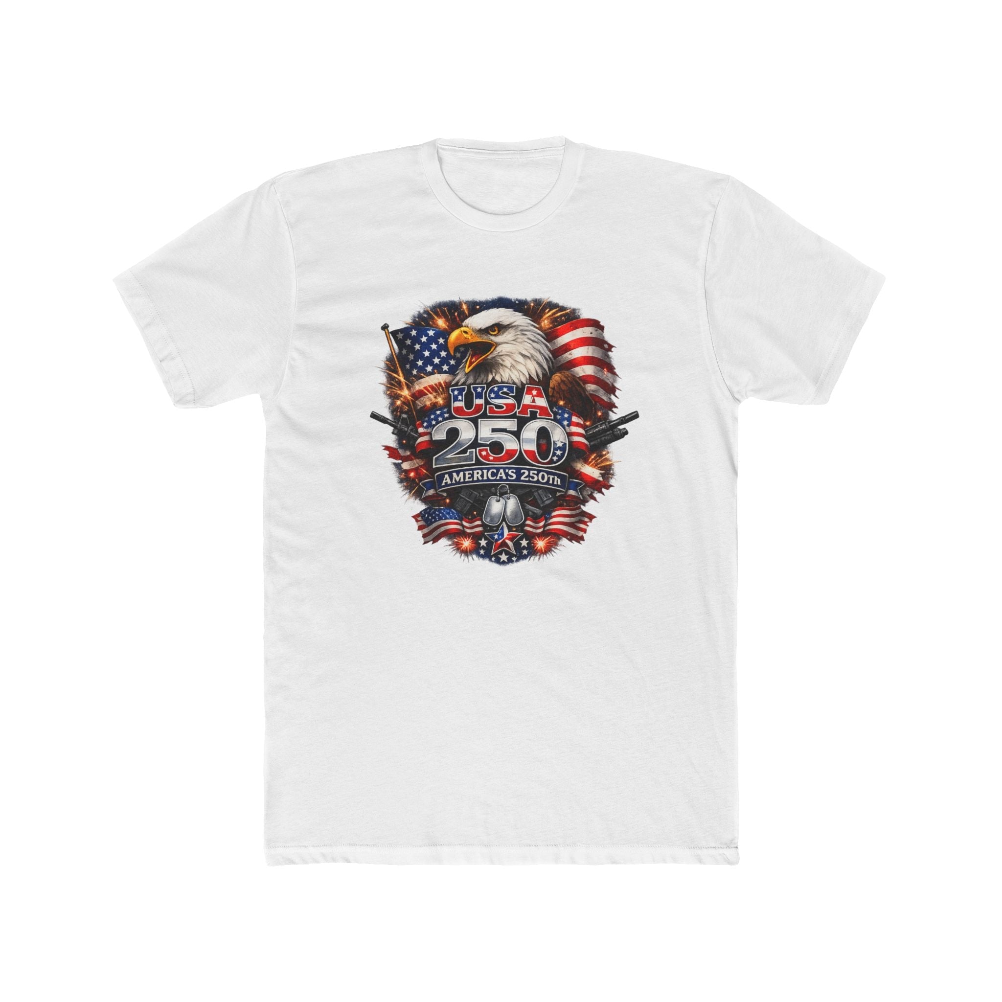 USA 250 America’s 250th Anniversary Patriotic Eagle T-Shirt - PatriotDepot.com