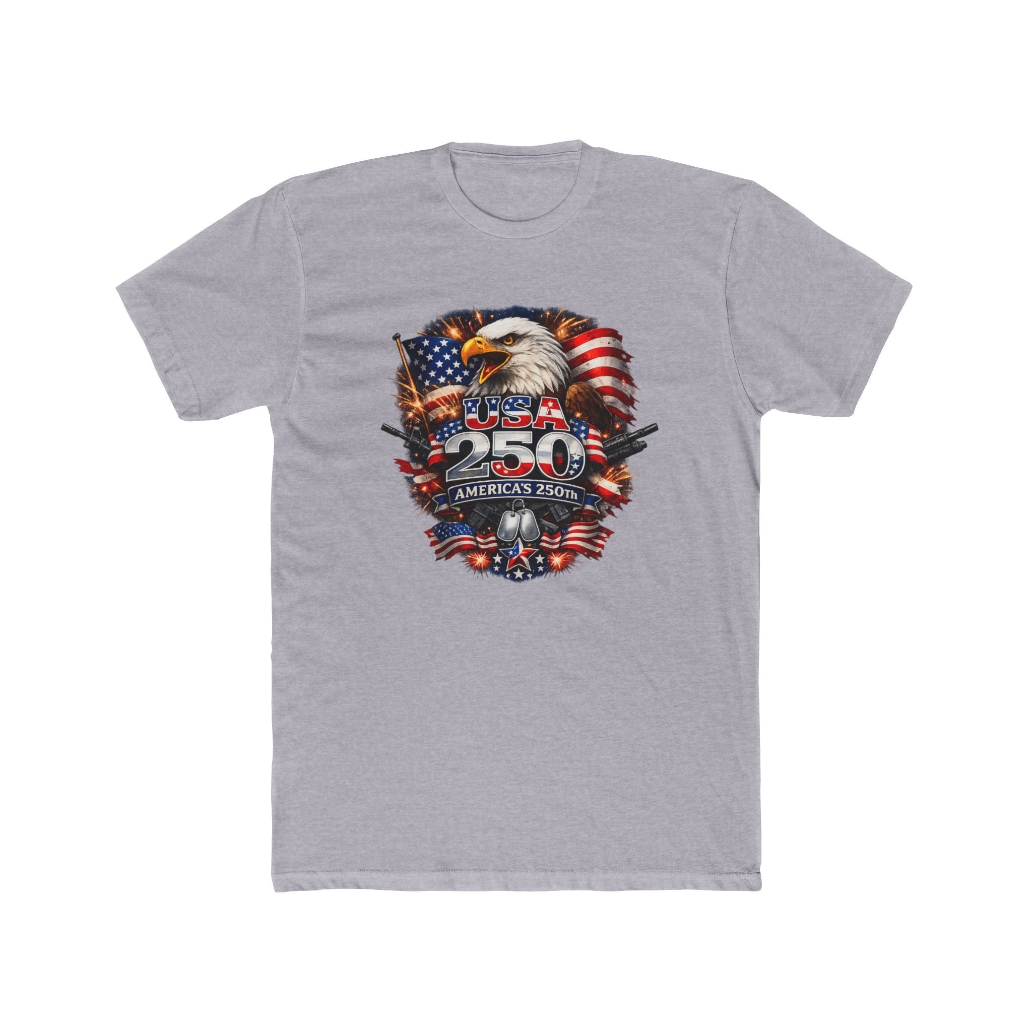 USA 250 America’s 250th Anniversary Patriotic Eagle T-Shirt - PatriotDepot.com