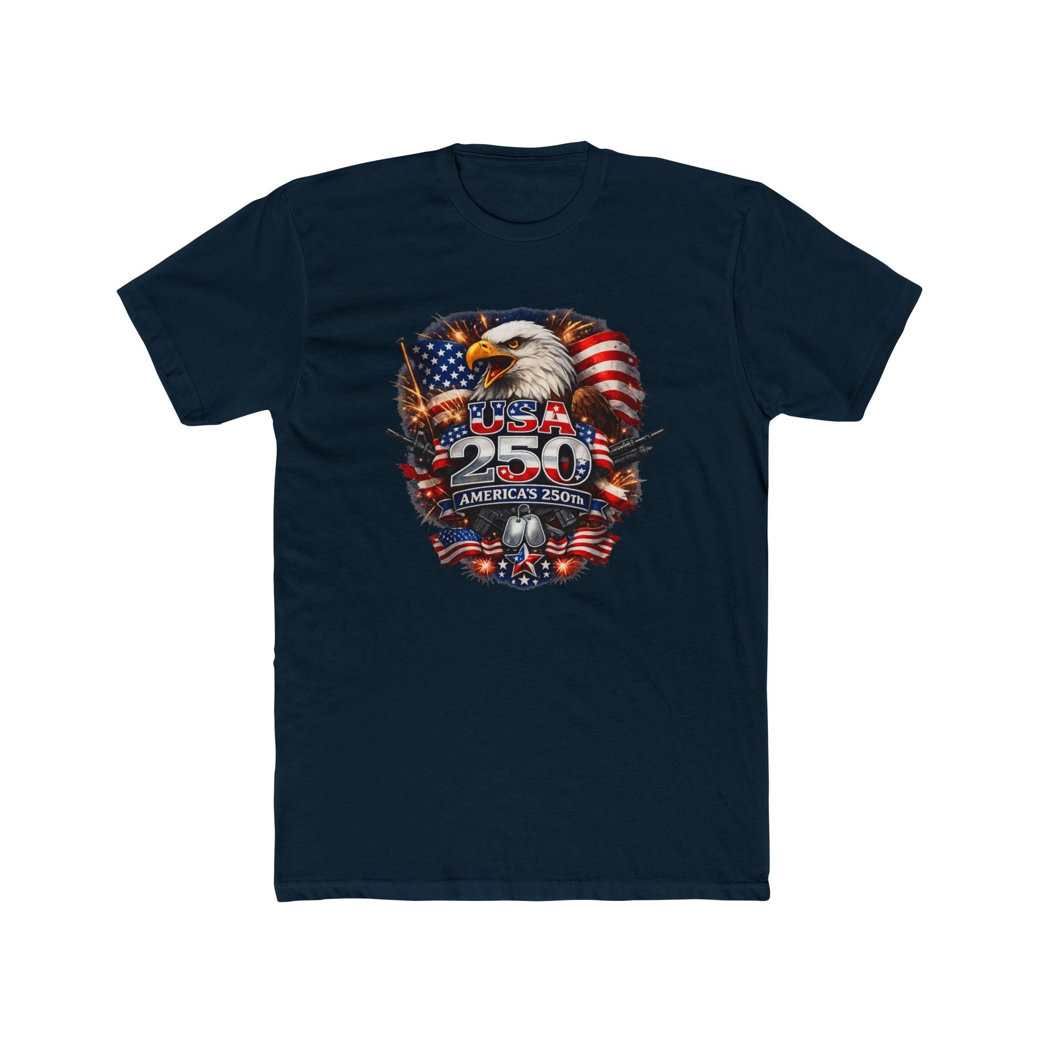 USA 250 America’s 250th Anniversary Patriotic Eagle T-Shirt - PatriotDepot.com