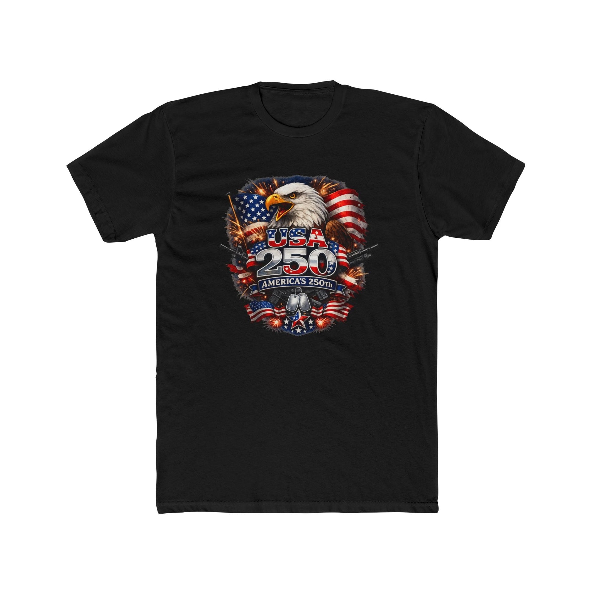 USA 250 America’s 250th Anniversary Patriotic Eagle T-Shirt - PatriotDepot.com