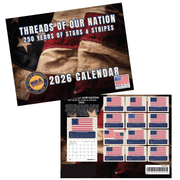 USA 250th Anniversary 1776 “Thread of a Nation” 2026 Wall Calendar - PatriotDepot.com