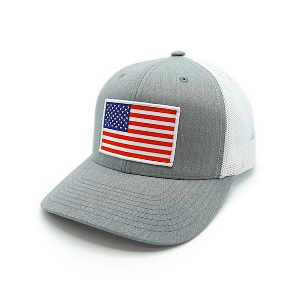 USA Flag Woven Patch Hat — Classic American Pride - PatriotDepot.com