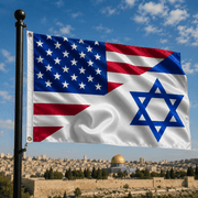 USA Israel 3'x5' Rough Tex® Flag (2 Sizes) - PatriotDepot.com
