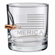 USA 'Merica Rocks Glass (2 Styles) - PatriotDepot.com