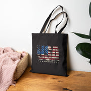 USA Since 1776 Patriotic Cotton Canvas Tote Bag - PatriotDepot.com