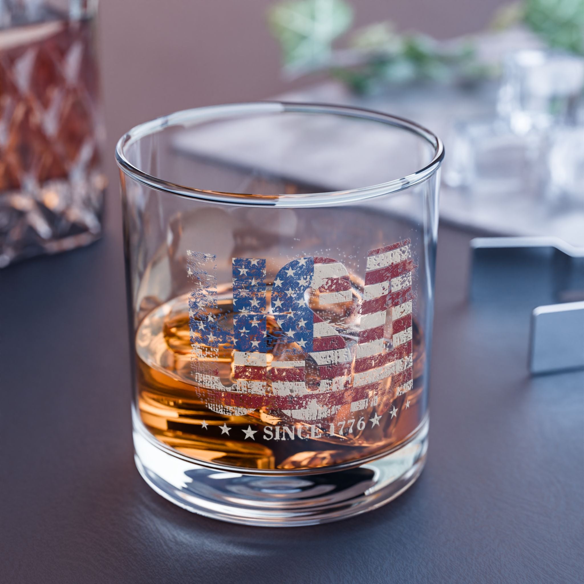 USA Since 1776 Patriotic Glass - PatriotDepot.com
