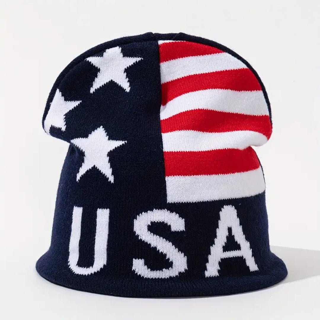 USA Star Spangled Knit Beanie - PatriotDepot.com