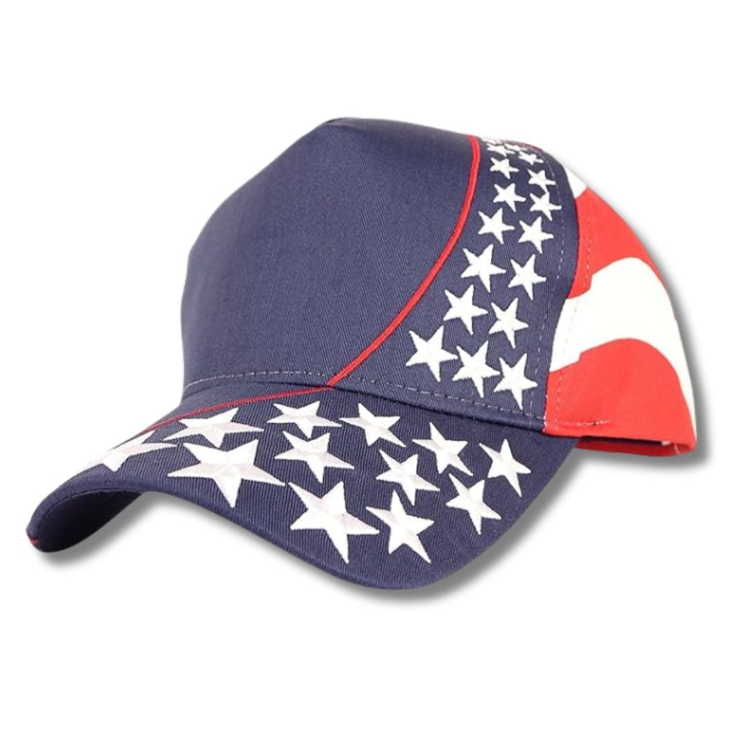 USA Stars and Stripes Patriotic Hat - PatriotDepot.com