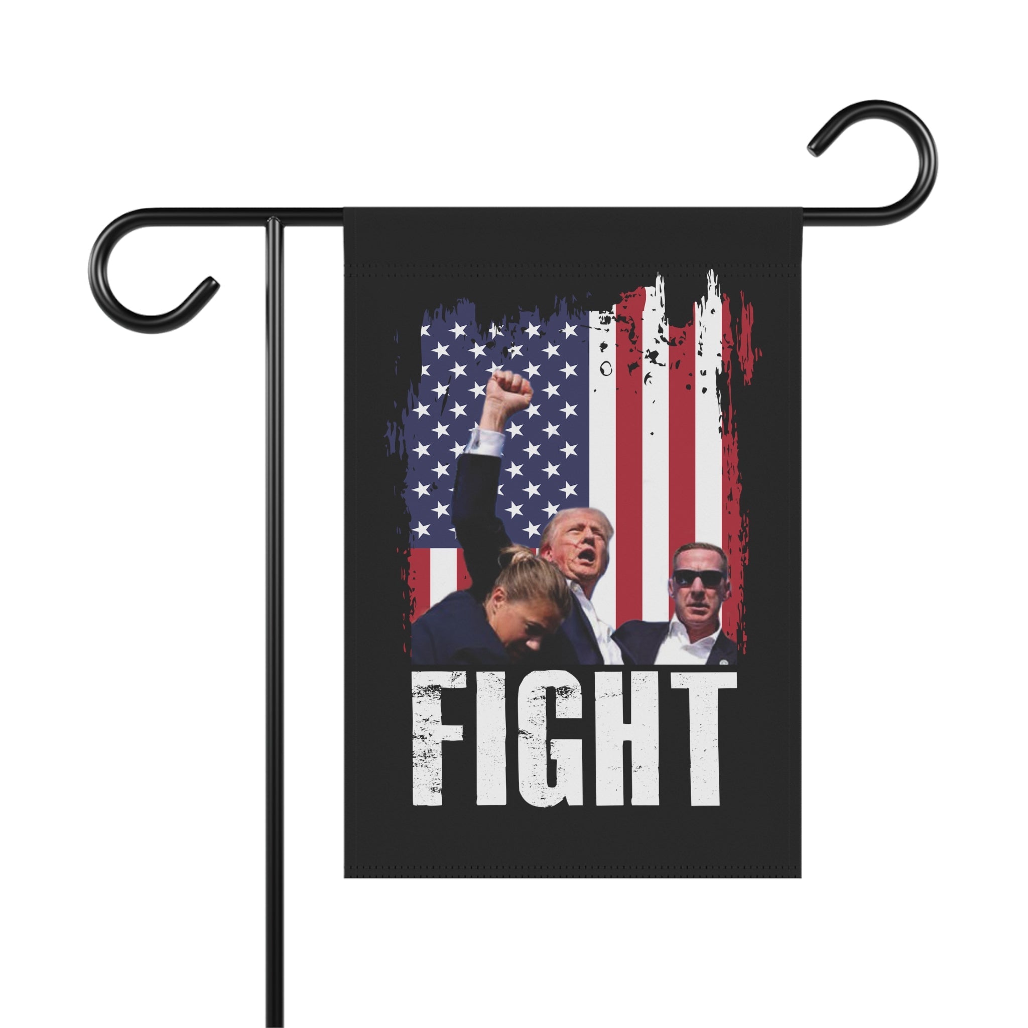 USA Trump Fight Flag (Garden or House Banner) - PatriotDepot.com