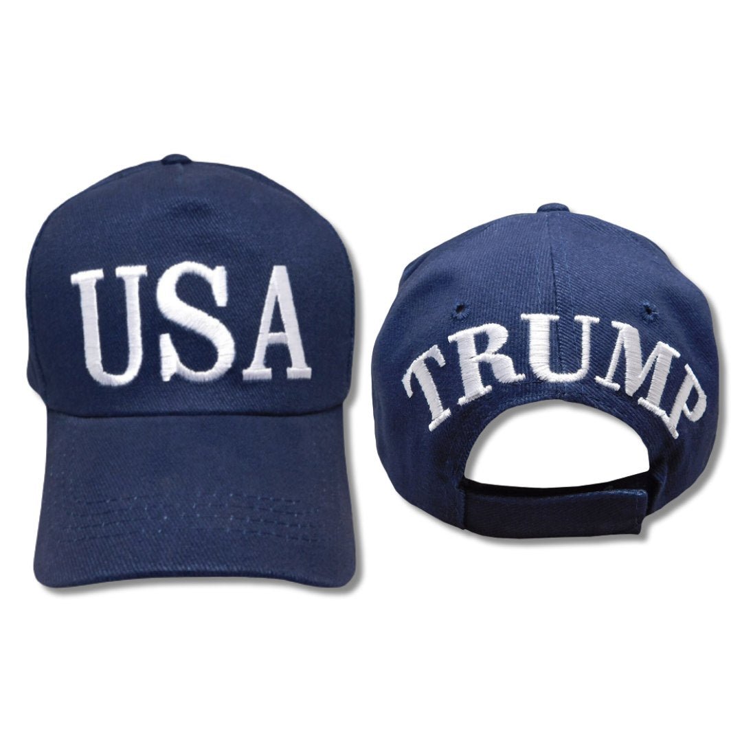 USA - Trump Premium Custom Embroiderd Hat - PatriotDepot.com