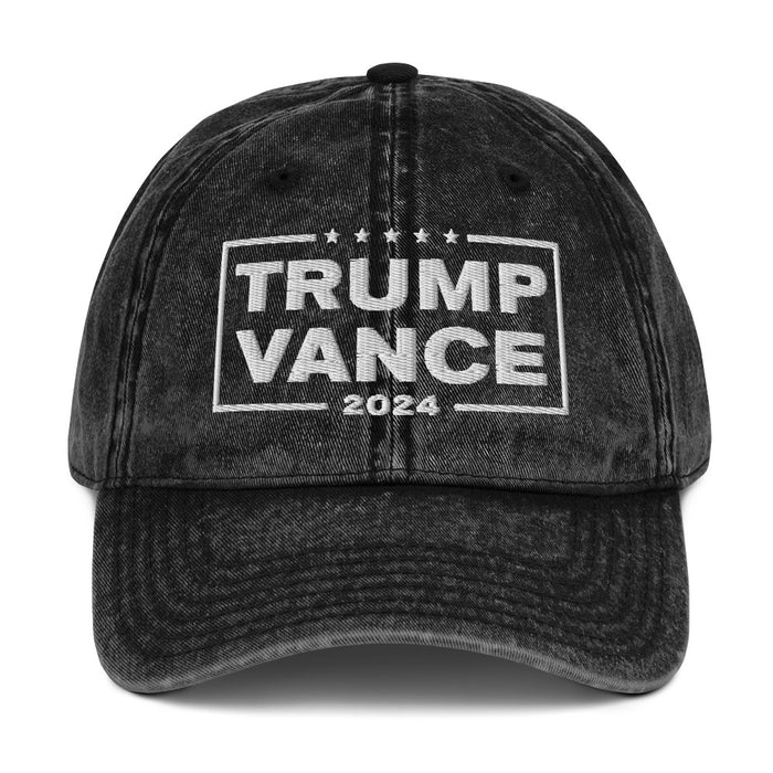 Trump Vance 2024 Vintage Cotton Twill Cap