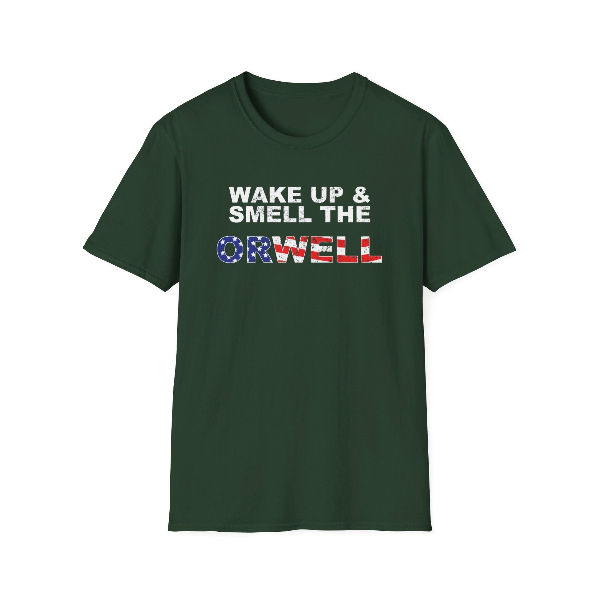 Wake Up & Smell The Orwell Unisex T-Shirt - PatriotDepot.com