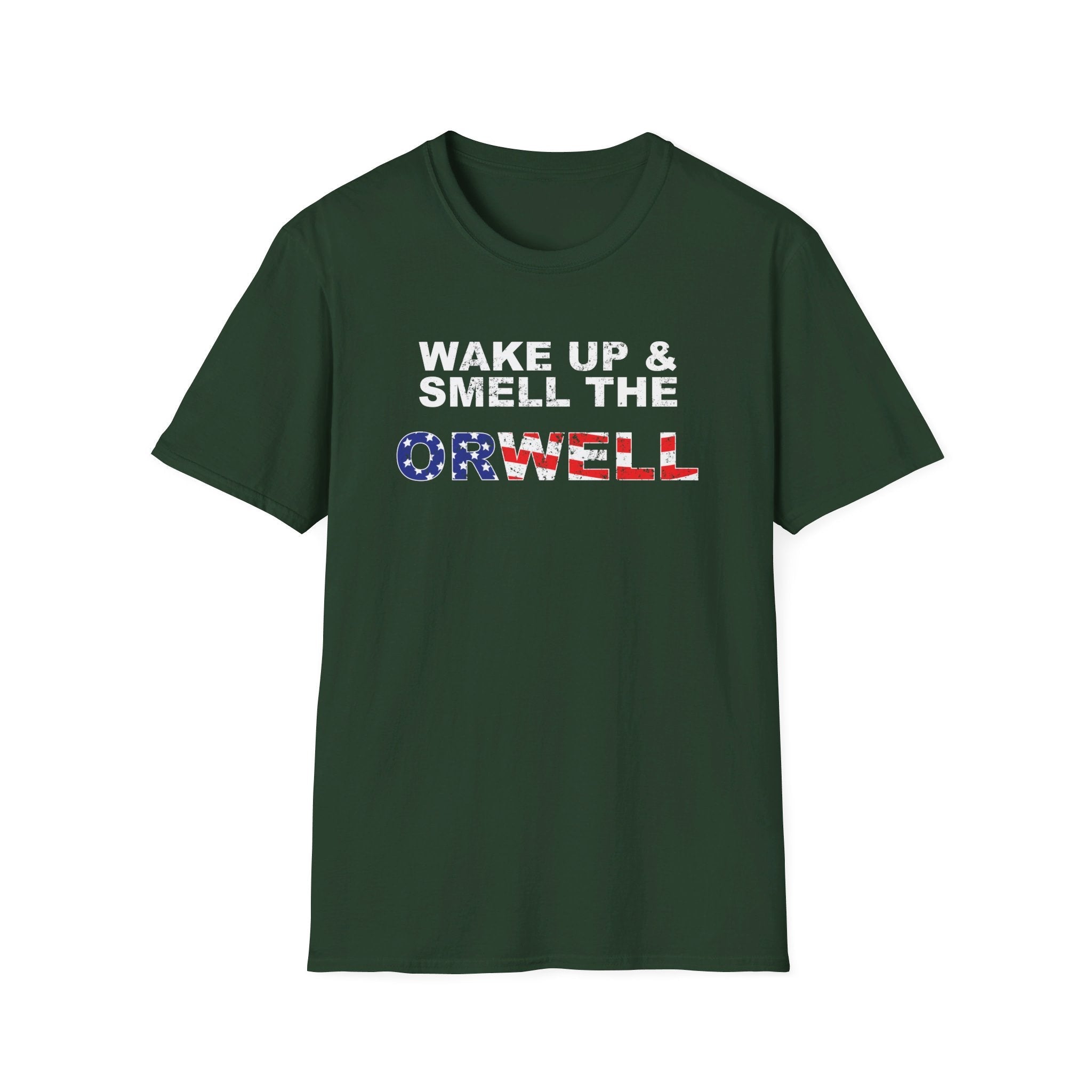 Wake Up & Smell The Orwell Unisex T-Shirt - PatriotDepot.com