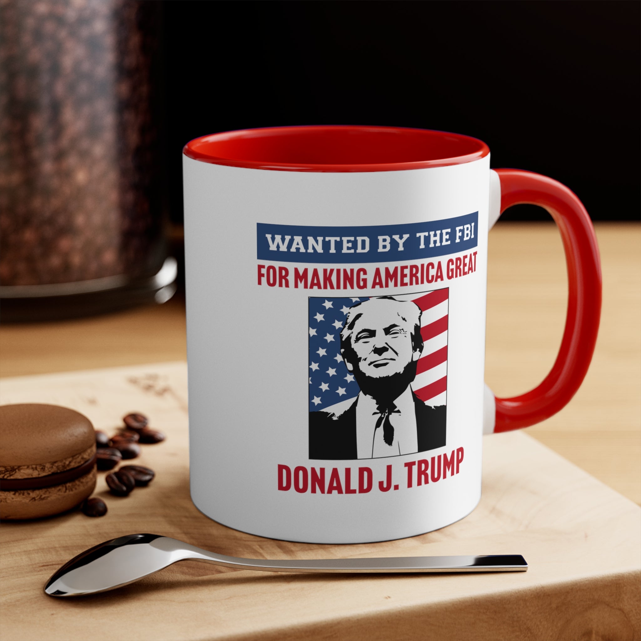 Wanted by the FBI for Making America Great Again Mug (2 Colors, 2 Sizes) - PatriotDepot.com