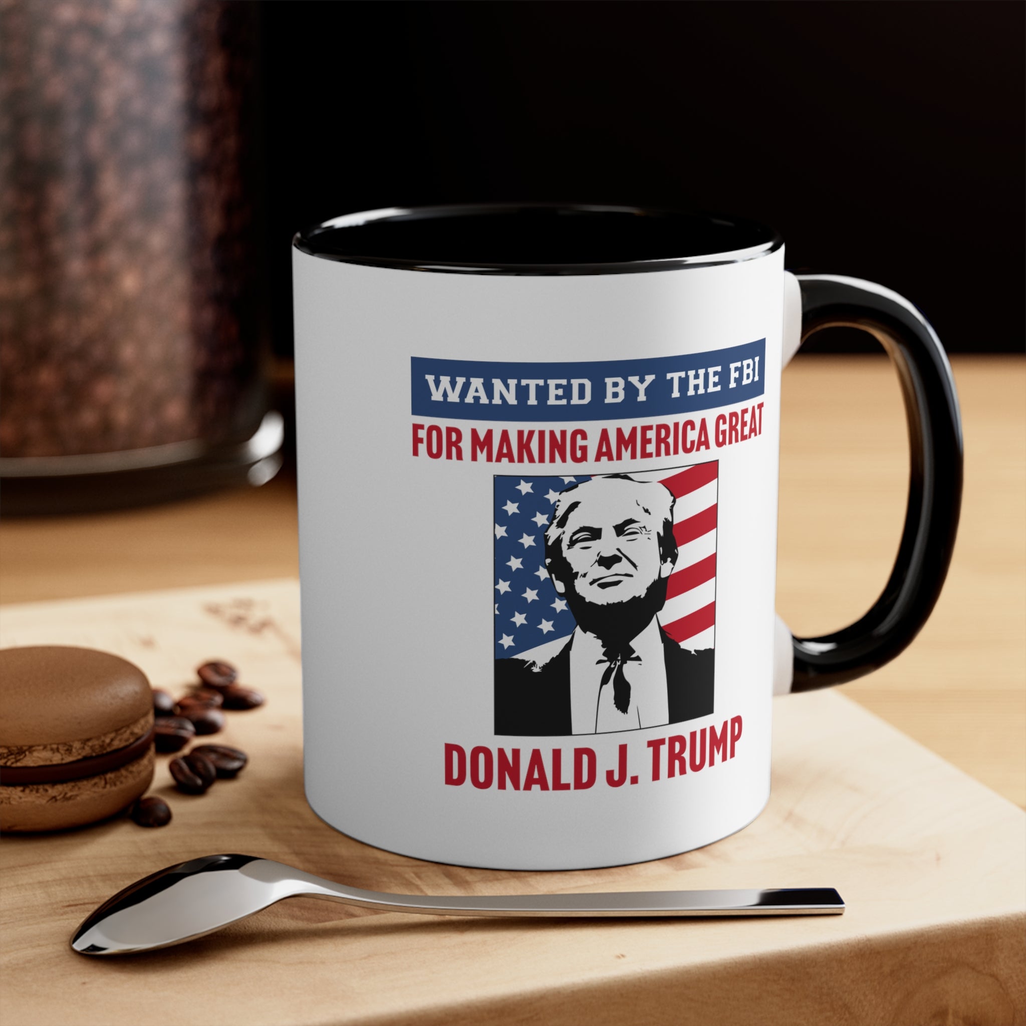 Wanted by the FBI for Making America Great Again Mug (2 Colors, 2 Sizes) - PatriotDepot.com