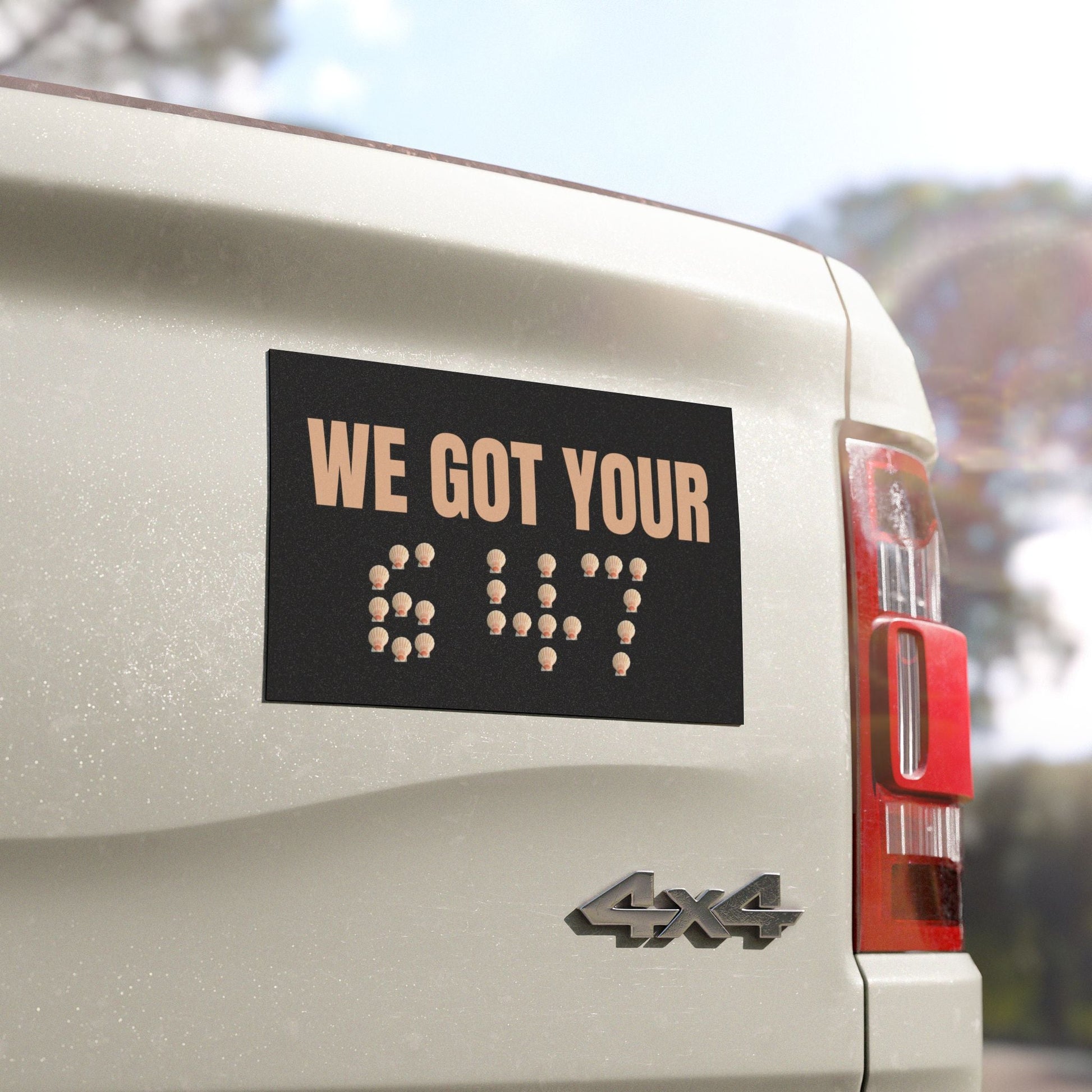 WE GOT YOUR 6 – 47 Car Magnet - PatriotDepot.com