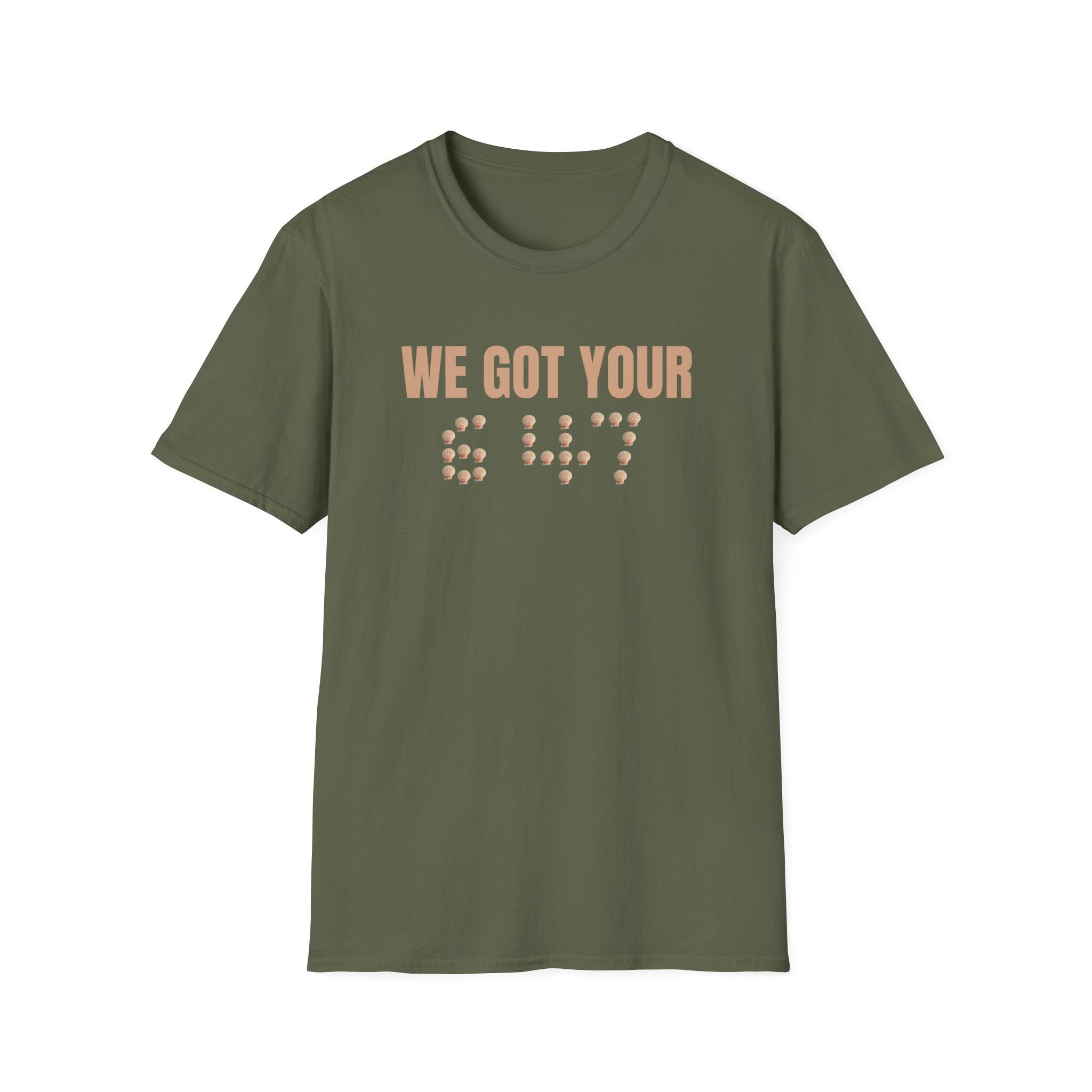 WE GOT YOUR 6 47 T-Shirt (Seashell Design) - PatriotDepot.com