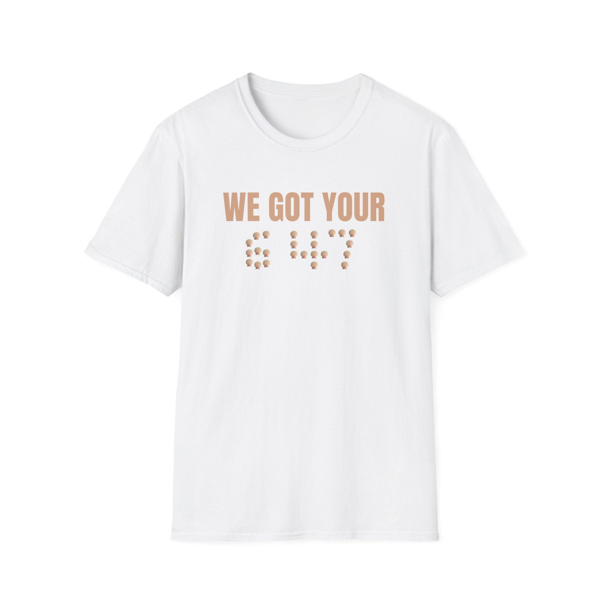 WE GOT YOUR 6 47 T-Shirt (Seashell Design) - PatriotDepot.com