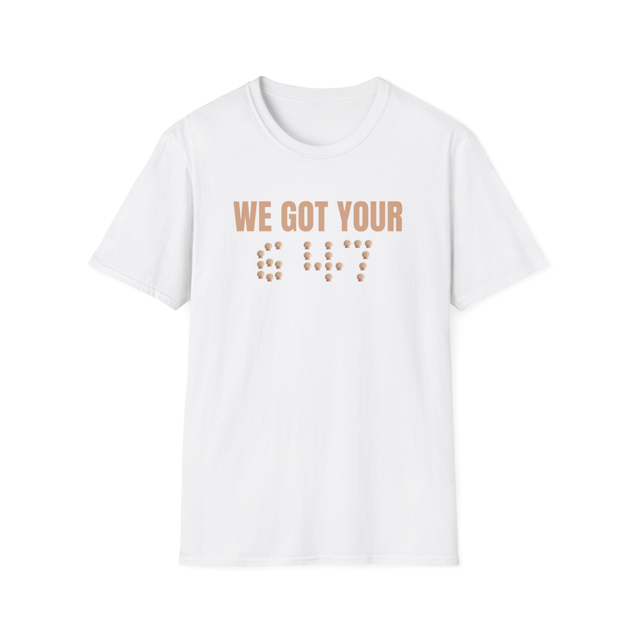 WE GOT YOUR 6 47 T-Shirt (Seashell Design) - PatriotDepot.com