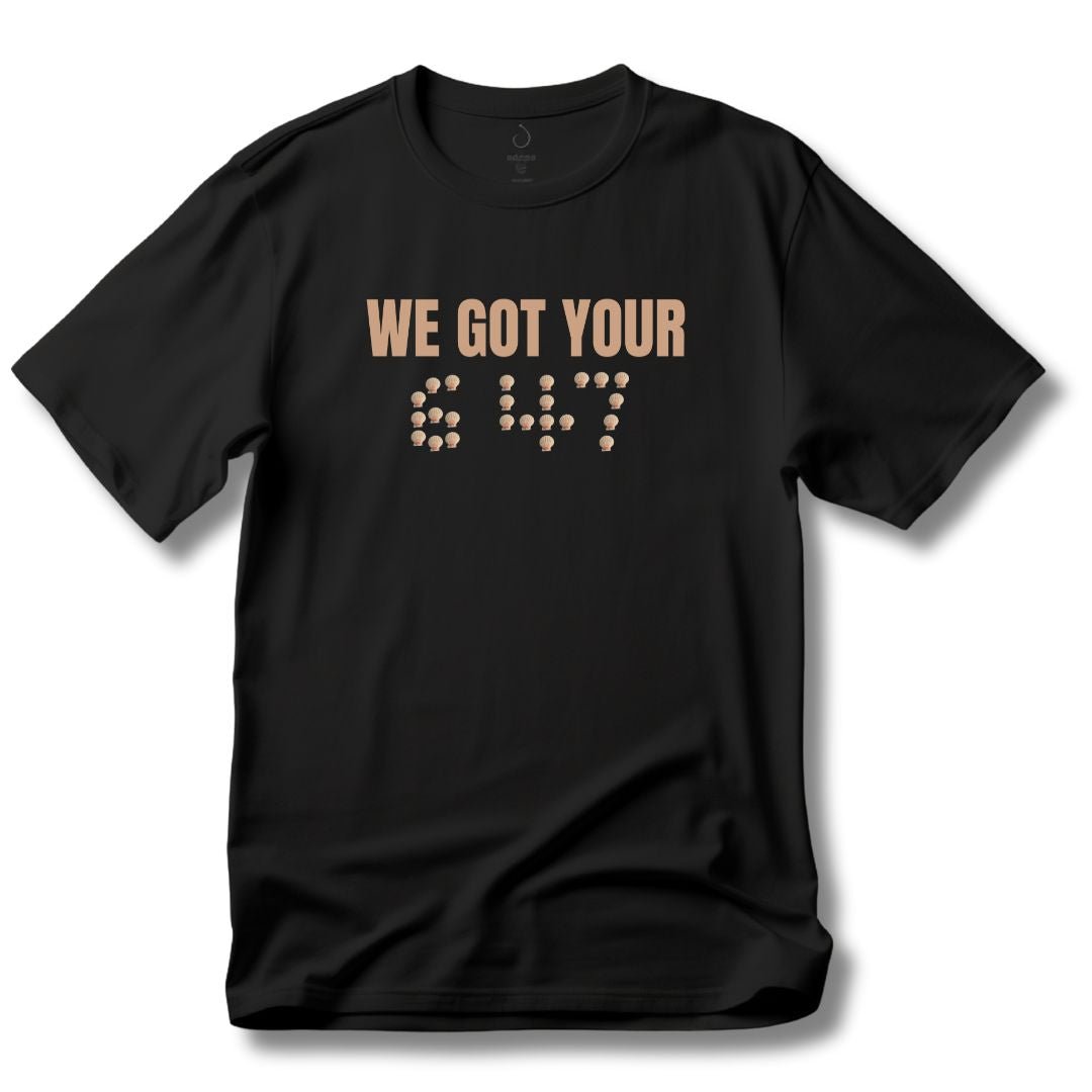 WE GOT YOUR 6 47 T-Shirt (Seashell Design) - PatriotDepot.com