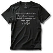 "We should leave farmers alone" Elon Musk Quote T-Shirt - PatriotDepot.com